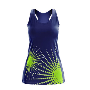 Maillot de netball personnalisé pour équipe, design sur mesure, léger, respirant, sans manches, en tissu 100% polyester pour les joueurs - Product Image 1