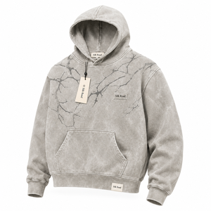 Sudadera con Capucha Tie-Dye para Hombre Silk Road, Corte Regular, Algodón French Terry, Ropa Casual de Otoño, Precio al por Mayor, OEM Personalizado - Product Image 1