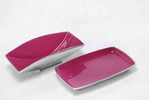 Vajilla de diseño de aluminio, platos y cuencos en forma de hoja, para el hogar y los hoteles, tazón en forma de hoja, platos y bandeja - Product Image 3