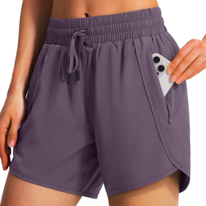 Shorts de Cintura Alta para Mujer, Hechos con Tela Suave, para Uso Casual, del Mejor Fabricante de Ropa, Shorts Casuales para Dama en Color Sólido - Product Image 4