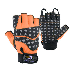 Rugged Leather Fitness Gloves for Powerlifting Strength Training Padded Workout Gloves with Adjustable Wrist Straps - Product Image 2