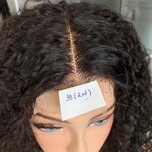 100% Extensiones de cabello vietnamita virgen alineado con cutícula Peluca rizada Pixie frontal de encaje en color natural Envío rápido Cabello humano - Product Image 4