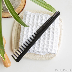 Peignes de coiffure professionnels Gloway, en plastique, larges, à dents fines, noirs, coniques, pour salon de coiffure - Product Image 3