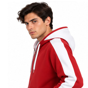 Sweat-shirts à fermeture éclair pour hommes en coton lourd 450 GSM 100% coton OEM ODM Vêtements de mode personnalisés Vêtements décontractés haut de gamme Fermeture éclair sur le devant - Product Image 6