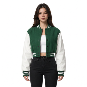 Womens Custom Varsity Letterman <b>Jacket</b> Polyester Fleece Custom <b>Patches</b> Wholesale <b>for</b> Clothing Stores Bulk - Product Image 6
