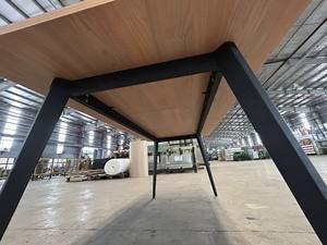 ADONG Modern Knockdown Metal <b>Table</b> Frame | Black Iron Dining Base | OEM Vietnam Supplier A53 Home <b>Office</b> Kitchen Living Room Use - Product Image 5