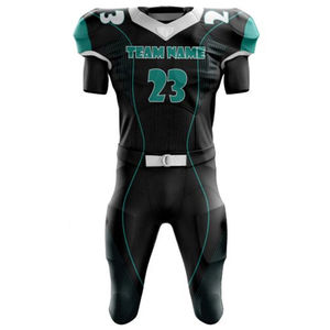 Uniforme de football américain avec nom et numéro d'équipe, uniforme de football américain disponible en différentes couleurs - Product Image 2