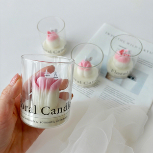 Novedad, diseño de tulipán, vela de cera de soja hecha a mano ecológica, regalo de aromaterapia, flor, fiesta romántica, decoración del hogar, Diwali, Pascua - Product Image 5