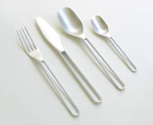 Juego de cubiertos de metal inoxidable con acabado de espejo de lujo para bodas, fiestas, banquetes, cocina y mesa. - Product Image 1