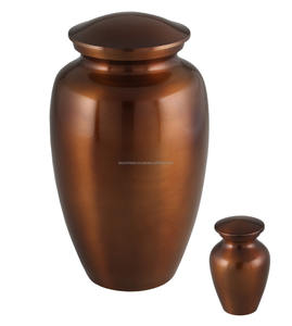 Urnes funéraires en métal de concepteur moderne de choix de luxe avec la meilleure qualité cendres d'animaux accessoires funéraires pot Antique personnalisé - Product Image 1