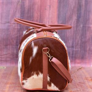 กระเป๋าเดินทางหนังวัวแท้แบบมีขน  กระเป๋าถือสะพายข้าง  กระเป๋าเดินทางสุดสัปดาห์  กระเป๋าเดินทางขึ้นเครื่อง  คุณภาพส่งออก  ขายส่ง  LHTB-0113 - Product Image 4