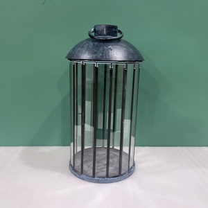 Modern Metal Glass <b>Candle</b> Lantern Decorative <b>Hurricane</b> Lantern for Home Garden Wedding Decor - Product Image 1