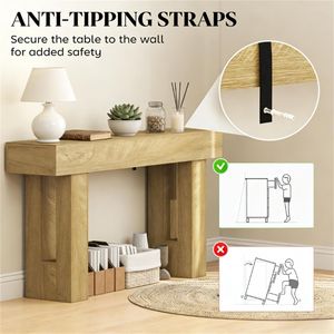 Mesa Consola Principal para Pasillo o Entrada o Sofá, Mueble Consola Versátil - Product Image 3