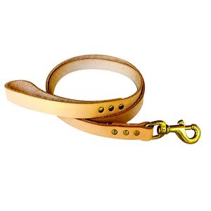 Laisse de chien en cuir PU à motif solide de luxe caractéristique de rupture durable collier assorti formation personnalisée dentelle élégante - Product Image 1