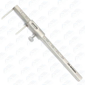 Nouvel instrument dentaire : Calibre dentaire en acier inoxydable pour chirurgie buccale, règle et calibre Boley pour couronnes - Product Image 2