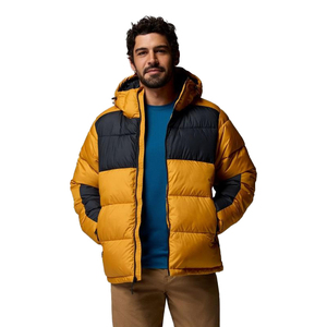 <b>Mens</b> Winter Quilted Jacket 350 GSM Polyester Puffer <b>Coat</b> Thermal Insulated <b>Warm</b> Hooded Outdoor Work Casual Streetwear OEM - Product Image 4