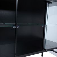 Meuble TV en verre trempé cristal moderne professionnel TMG-G140 - Meuble durable et personnalisé pour salon et chambre à coucher, fabriqué à Taïwan