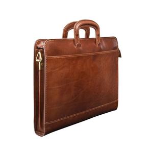 Bolsa de Trabajo Profesional de Cuero Marrón Castaño, Cosida a Mano, Resistente, para Viajes de Negocios, con Logotipo Personalizado Disponible, Proveedor Mayorista - Product Image 2