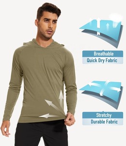 Custom Logo Unisex UPF 50 Waterproof UV Protection Fishing Hoodie <b>Face</b> Mask Breathable Quick Dry Sun Shield Performance <b>Shirt</b> - Product Image 1