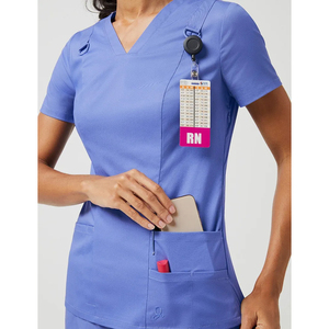 Wholesale Paramedical Uniform Supplier Factory Direct Flexible Comfortable <b>Nursing</b> Wear Top & Bottom Set Healthcare Scrub Sets - Product Image 5