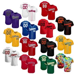 Wholesale Men Custom Embroidery Baseball Jersey Blue Mesh Sublimation Blank Team Uniform 2024–2025 - Product Image 1