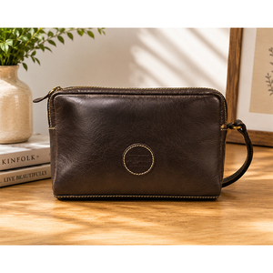 Premium Genuine Leather Crossbody <b>Shoulder</b> <b>Bag</b> with Adjustable Strap, Vintage Casual <b>Women</b>’s Leather Handbag - Product Image 4