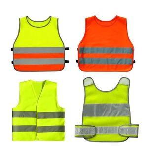 Gilet de sécurité pour enfants personnalisé, classe 2 ANSI, haute visibilité, multifonction, en maille polyester, marque personnalisée - Product Image 5