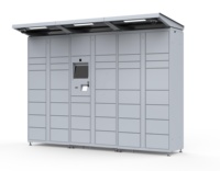 Système de casier intelligent pour colis ZHILAI, montage mural, armoire intelligente de livraison, machine à colis automatisée pour coursiers, extérieur/intérieur