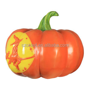 Linterna de Calabaza de Bruja para Halloween, Vela Pequeña, Escoba Encantada con Pilar, Silla de Bruja, Araña, Espantapájaros, Ratones para Fotos - Product Image 2