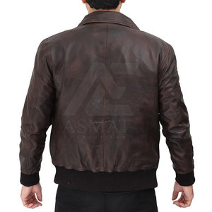 Chaqueta de Cuero Premium para Hombre con Múltiples Bolsillos, Prenda Exterior Informal y Moderna con Forro Interior Suave - Product Image 6