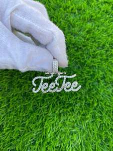 จี้เพชรแล็บโกรว์ดีไซน์ทันสมัย 2.66 กะรัต สี DEF เงินแท้ 925 ชุบโรเดียม สลักอักษรได้ตามสั่ง สำหรับทั้งชายและหญิง เหมาะสำหรับงานหมั้นและงานแต่งงาน - Product Image 6