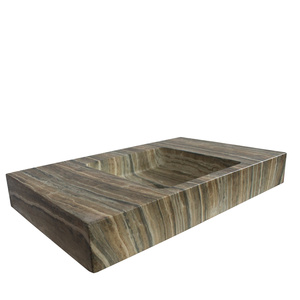 Vasque de salle de bain en marbre fabriquée au Vietnam, lavabo artisanal du fabricant vietnamien, vente chaude - Product Image 4