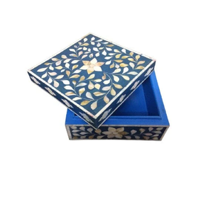 Designer MOP Inlay Keepsake Organizer & Jewelry <b>Box</b> Trendy <b>Shelf</b> <b>Box</b> Luxury Shell Jewelry Organizer for Wedding Festive Gifting - Product Image 4