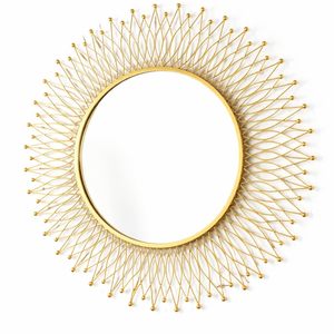 Handmade Gold Sunburst <b>Wall</b> <b>Mirror</b> Decorative <b>Round</b> Metal Frame <b>Mirror</b> for Home Decor gold finish <b>mirror</b> stylish <b>wall</b> decor - Product Image 6