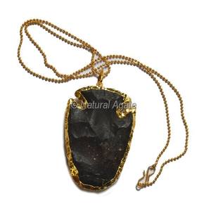 ผู้จัดจำหน่ายและผู้ค้าส่งสร้อยคอรูปทรงลูกศรประดับอาเกตชุบไฟฟ้าแบบออนไลน์ - Product Image 6