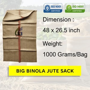 Durable 48x26.5 Inch 1000g New Jute Bags for Nuts Packaging Gunny Sacks Eco Friendly Wholesale Goodman Global Bangladesh - Product Image 2