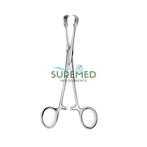 คีมสแตนเลสแบบตรงสามง่ามสำหรับผ่าตัดต่อมไทรอยด์และศัลยกรรมคอ - Product Image 3