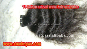 Máquina de cabello Remy sin procesar indio Virgen de la mejor calidad, extensión de cabello Natural de onda profunda suelta de doble trama que teje todos los colores - Product Image 4