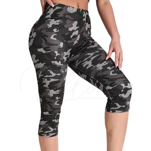 High Waist Custom Workout Fitness Yoga <b>Leggings</b> with Cropped Mesh Digital Print <b>Pattern</b> Yoga Pants <b>Leggings</b> - Product Image 1
