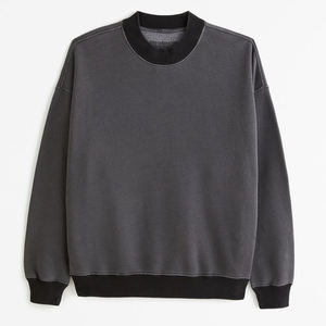 Sweat-shirt surdimensionné à manches longues en gros, personnalisé, de haute qualité, épais, à épaules tombantes - Product Image 5