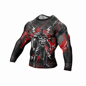 Spider Compression Gym Shirt Men Superhero Tight Fit Short <b>Sleeve</b> Sportswear Quick Dry Fitness Training Workout Top - Product Image 4