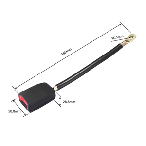 Hebilla de Seguridad Roja Serie CA-020 de HOMER para Cinturones de Seguridad de Automóvil, con Acero al Carbono de Alta Calidad y Plástico ABS, Cierre Duradero - Product Image 2