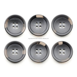 Botones Redondos de Cuerno de Buey, Botón de Cuerno de Búfalo Real Personalizado para Traje - Product Image 5