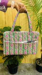 Funda Acolchada para Portátil, Moderna y Ligera, Hecha a Mano con Algodón, Diseño Floral, Protectora, Organizador para Computadora, Bolsa Acolchada para Notebook con Cierre de Cremallera - Product Image 5