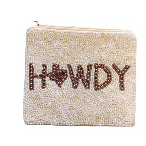 Élégant porte-monnaie en cuir de première qualité, design étoile perlé, vous êtes doré, mini sac à fermeture éclair, belle broderie à la main - Product Image 5