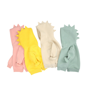 เสื้อฮู้ดเด็ก ผ้าฝ้ายฟลีซ เสื้อกันหนาวเด็กชายเด็กหญิง สไตล์ลำลอง เรียบง่าย รับสกรีนโลโก้ เสื้อฮู้ดเด็ก - Product Image 5