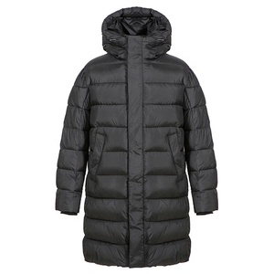 Chaqueta de Invierno para Hombre Casual Larga de Moda Gruesa para Exteriores Chaqueta Acolchada para Hombre con Capucha Negra Parka Deportiva 70701 Estilo Hip Hop Coreano - Product Image 1