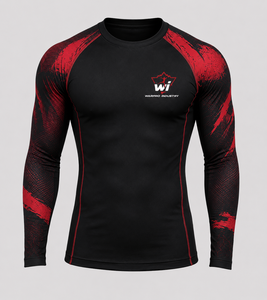 Camiseta de compresión personalizada para hombre, ropa deportiva para guardia de seguridad, ropa deportiva de manga larga, diseño de sublimación, compresión - Product Image 1