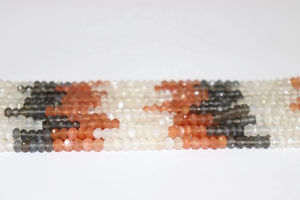 Cuentas Redondas Facetadas de Piedra Lunar Natural de la Mejor Calidad Disponibles para Venta al por Mayor en Cantidad a un Precio Competitivo - Product Image 3