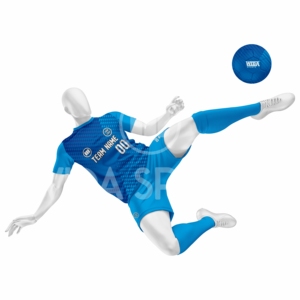 Fabricante de Uniformes de Fútbol Personalizados, 100% Poliéster, Impresos, Transpirables, que Absorben la Humedad, Proveedor de Ropa Deportiva de Fútbol para Verano - Product Image 2